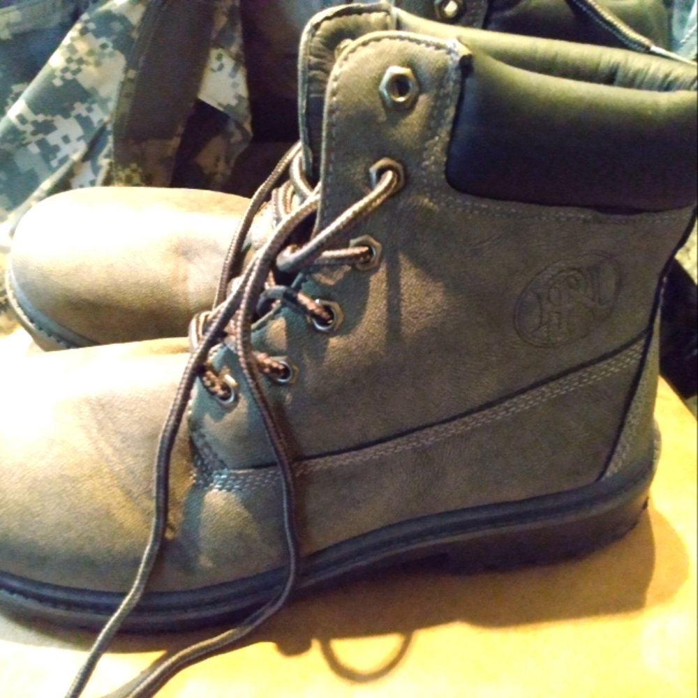 Gray Boots